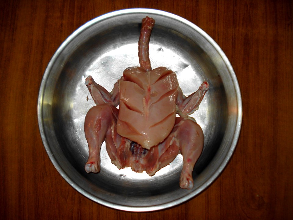 Whole Chicken with cuts