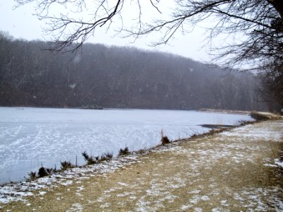 Widewater on Chesapeake and Ohio Canal in Winter