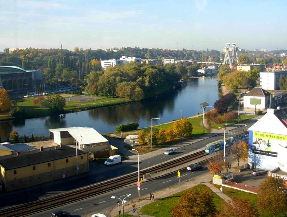 Widok z biurowca ul Jagiellońska Bydg f