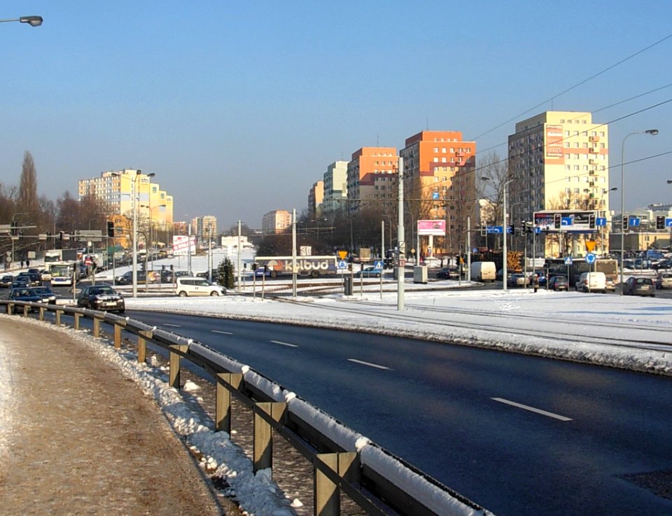 Widok z mostu Pomorskiego Bydg 01-2013