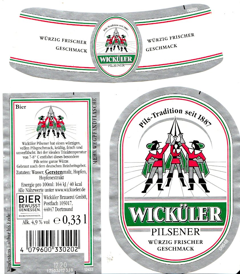 Wicküler Brauerei GmbH - Wicküler Pilsener