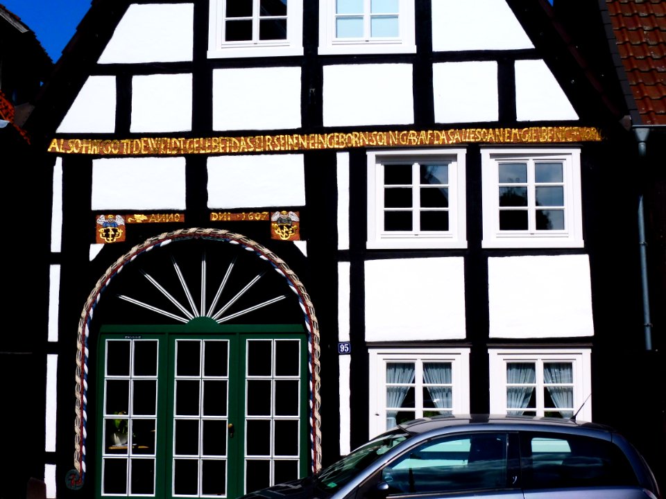 Wiedenbrück - Lange Straße 95 - Inschrift