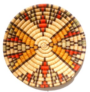 Wicker plaque, Hopi, 1901 - Ethnological Museum, Berlin - DSC01079