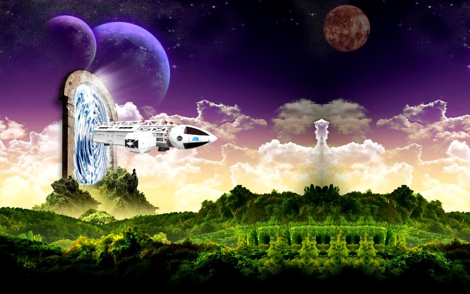 Stargate spaceship science fiction