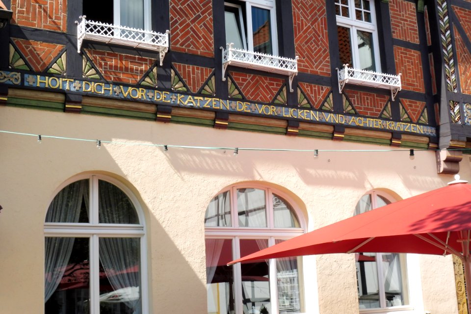 Wiedenbrück - Ratskeller - Inschrift