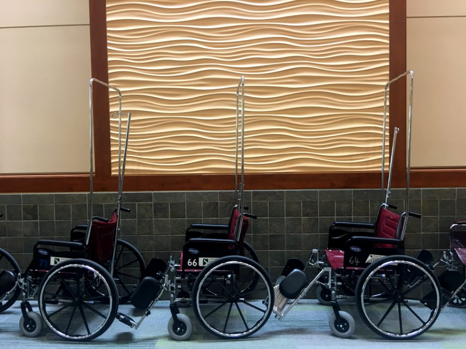 Wheelchairs at an Emergency Department