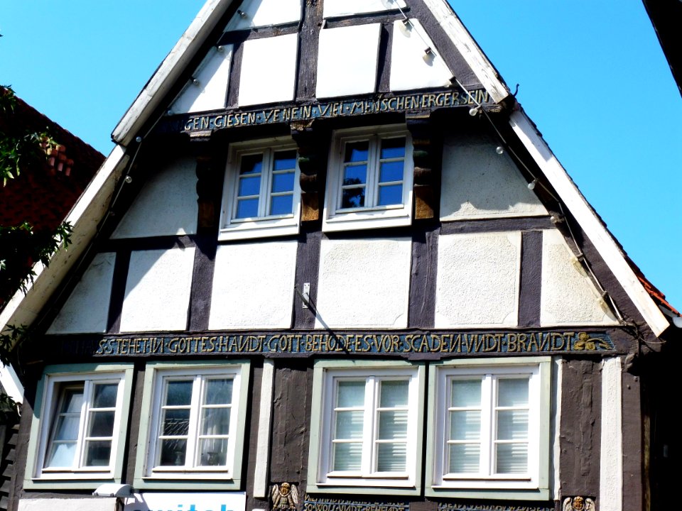 Wiedenbrück - Lange Straße 41 - Inschrift