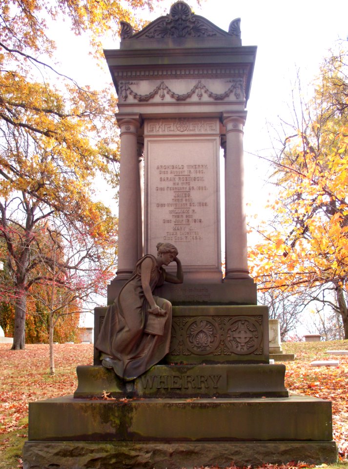 Wherry monument, Homewood Cemetery, 02