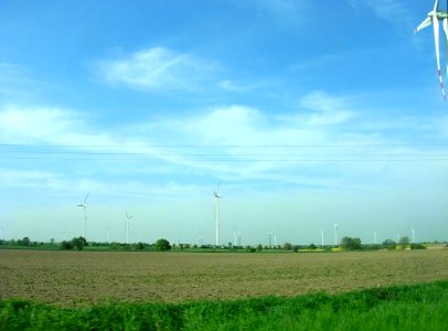 Wielkopolska - farma wiatrowa okolice Gołańczy