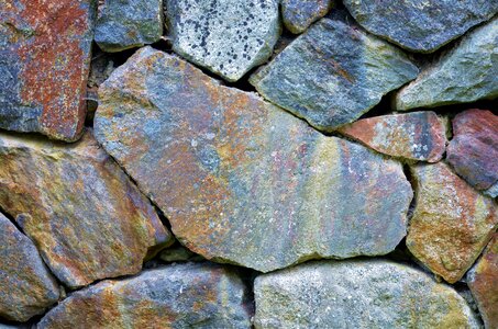 Cement brick rock