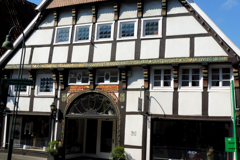 Wiedenbrück - Lange Straße 33 - Inschriften