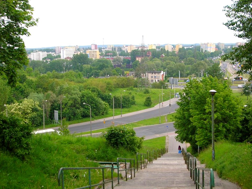 Widok ze schodów Wyzyny