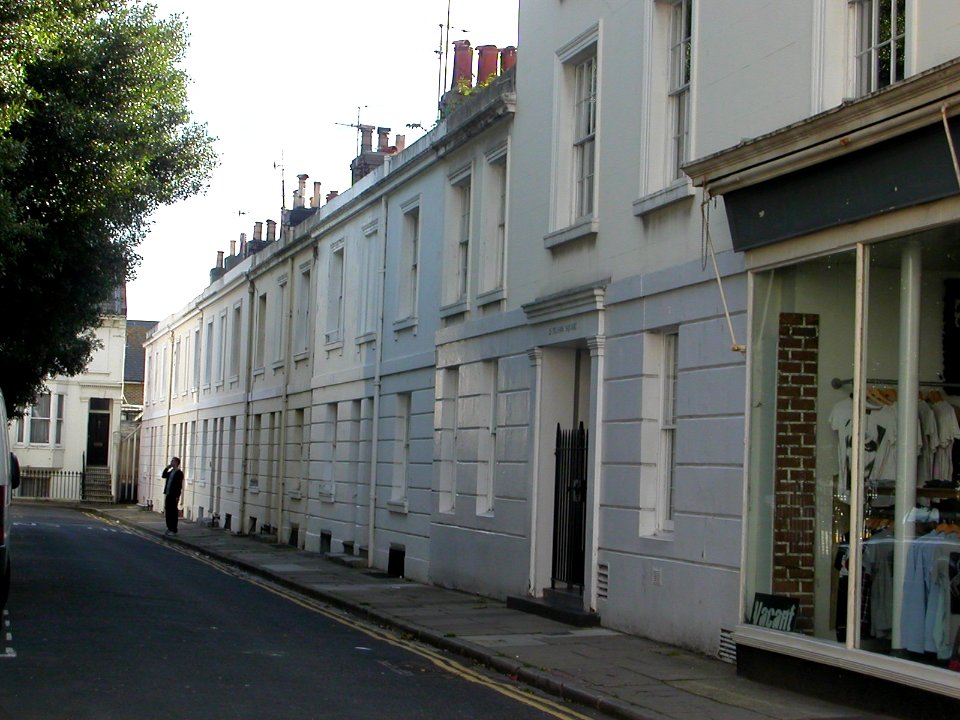 West side of Pelham Square, North Laine, Brighton (August 2010)