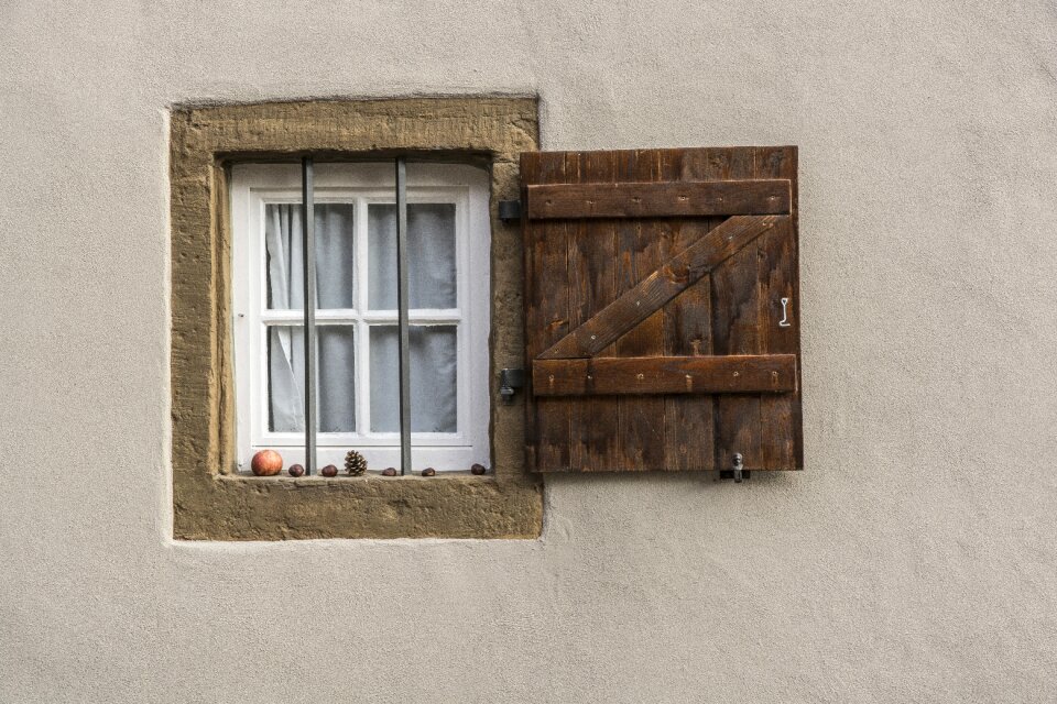 Stone wall romantic building