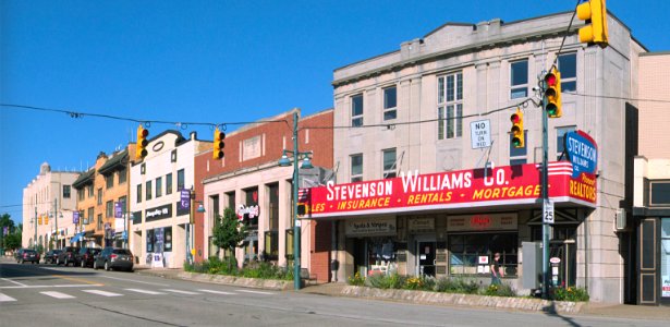 West Side of Washington Road, Mount Lebanon, Between Alfred Street and Central Square, 2015-06-22