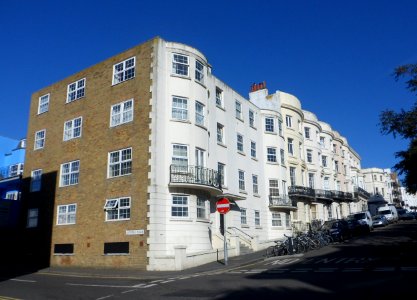 West side of Norfolk Square, Brighton (October 2013)