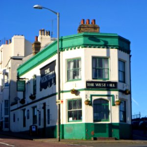 West Hill pub, 67 Buckingham Place, West Hill, Brighton (January 2014)