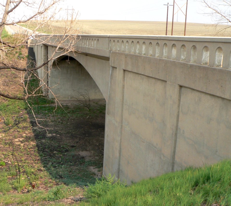 West Plum Bush Creek bridge (Last Chance, CO) from SSE 1