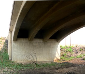 West Plum Bush Creek bridge (Last Chance, CO) E abutment 1