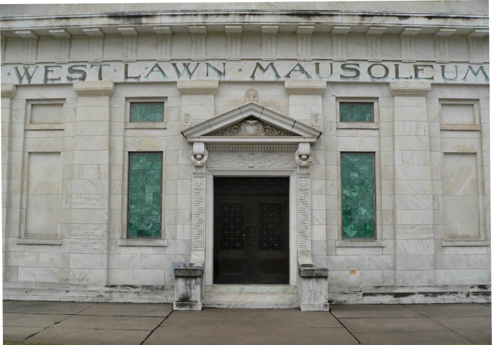 West Lawn Mausoleum Omaha entrance