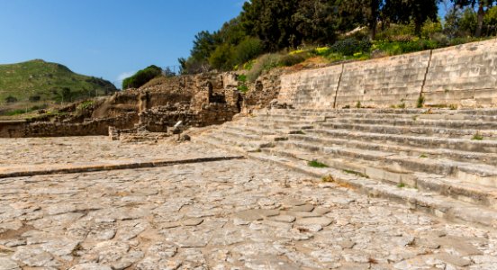 West court and theatral area in Phaistos