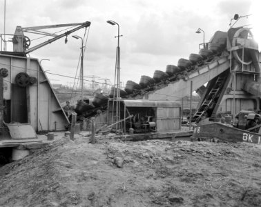 Werkzaamheden Coentunnel. Baggermolen, Bestanddeelnr 912-9204