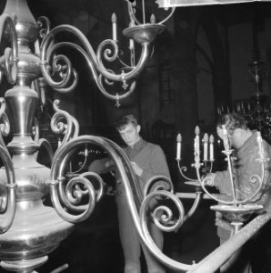 Werkzaamheden in Westerkerk te Amsterdam, Bestanddeelnr 918-6606