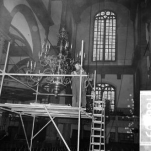 Werkzaamheden in Westerkerk te Amsterdam, Bestanddeelnr 918-6605