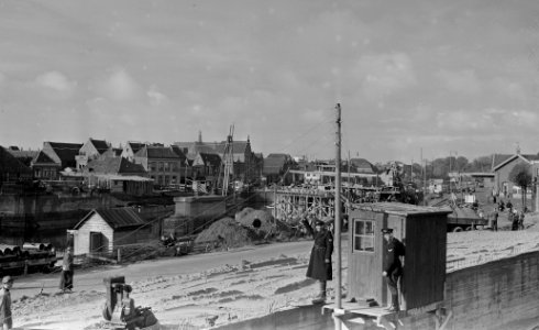 Werkzaamheden aan nieuwe Frieselebrug Alkmaar, Bestanddeelnr 904-8499