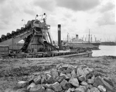 Werkzaamheden Coentunnel. Baggermolen, Bestanddeelnr 912-9203