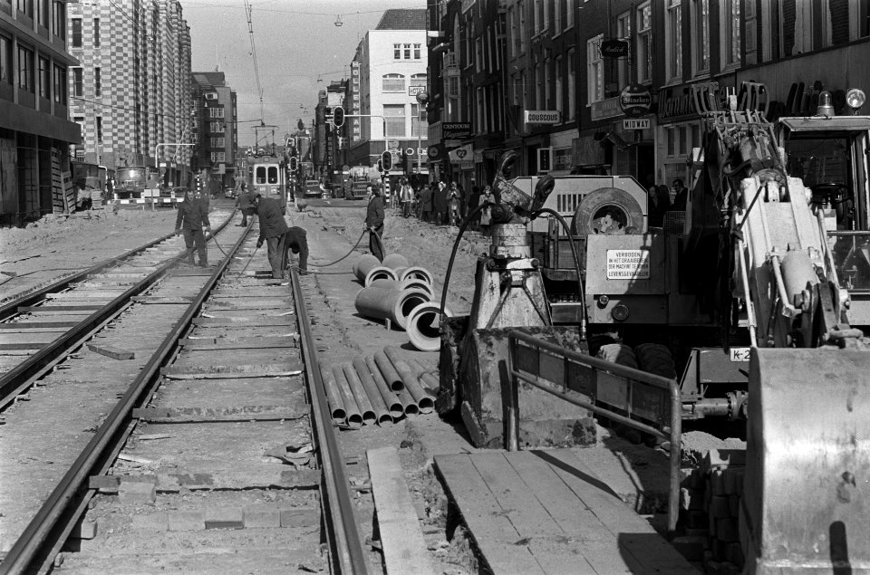 Werkzaamheden Vijzelstraat, overzicht, Bestanddeelnr 926-2743
