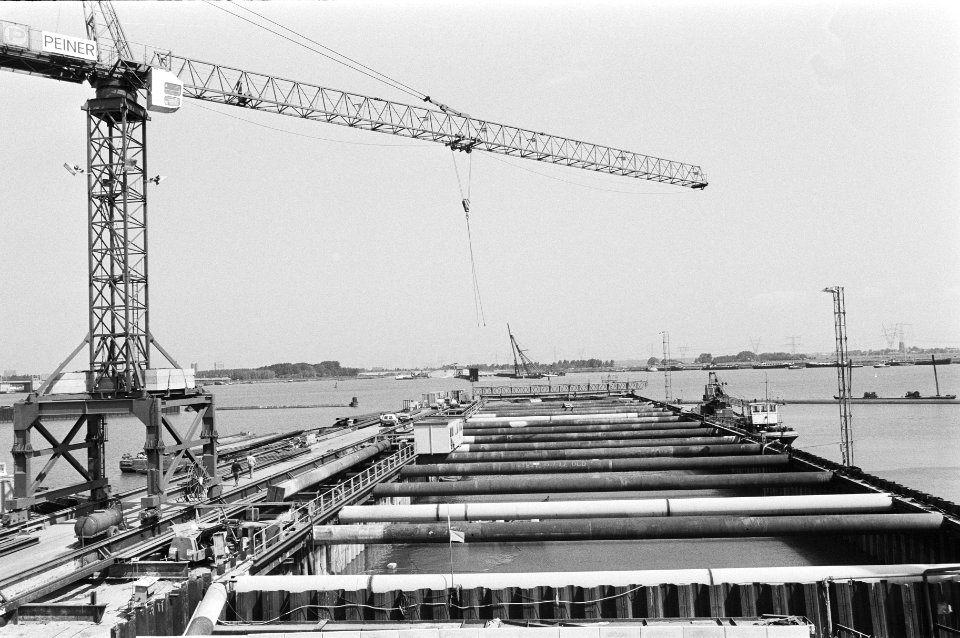 Werkzaamheden aan Zeeburgertunnel onder Buiten-IJ, Bestanddeelnr 933-6915
