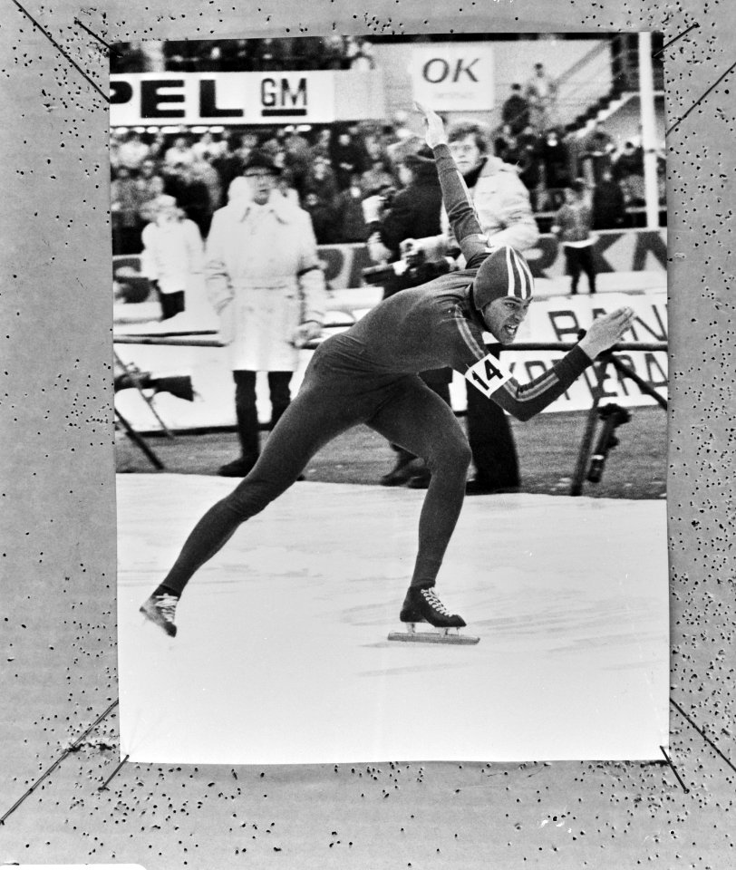 Wereldkampioenschappen schaatsen heren, Gothenburg Ard Schenk in aktie, Bestanddeelnr 924-2676