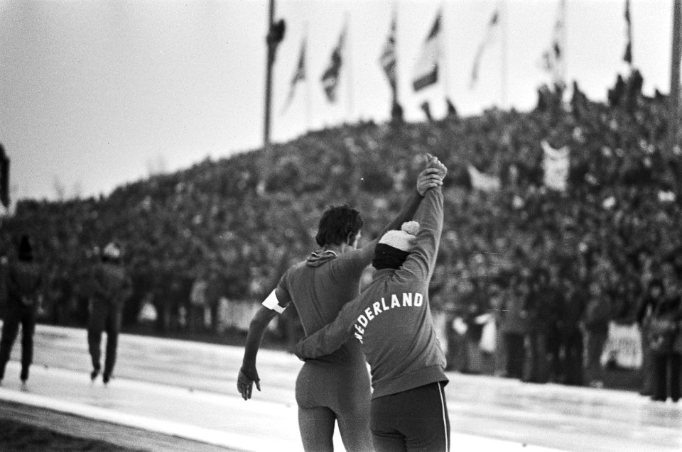 Wereldkampioenschappen schaatsen in Heerenveen Van Helden en Pfrommer, Bestanddeelnr 928-4382