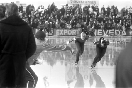 Wereldkampioenschappen schaatsen dames in Heerenveen nr 21 Stien Baas Kaiser (, Bestanddeelnr 925-4358