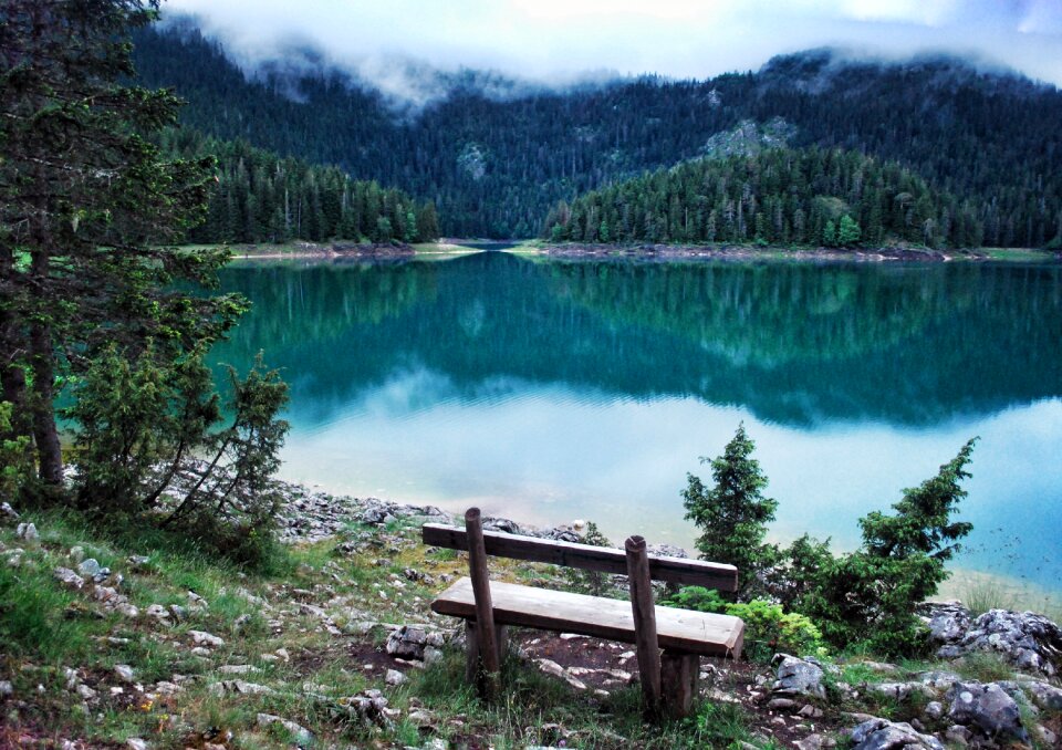 Montenegro bench fog
