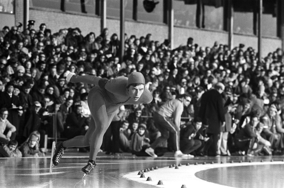 Wereldkampioenschappen schaatsen in Heerenveen Joop Pasman, Bestanddeelnr 928-4376
