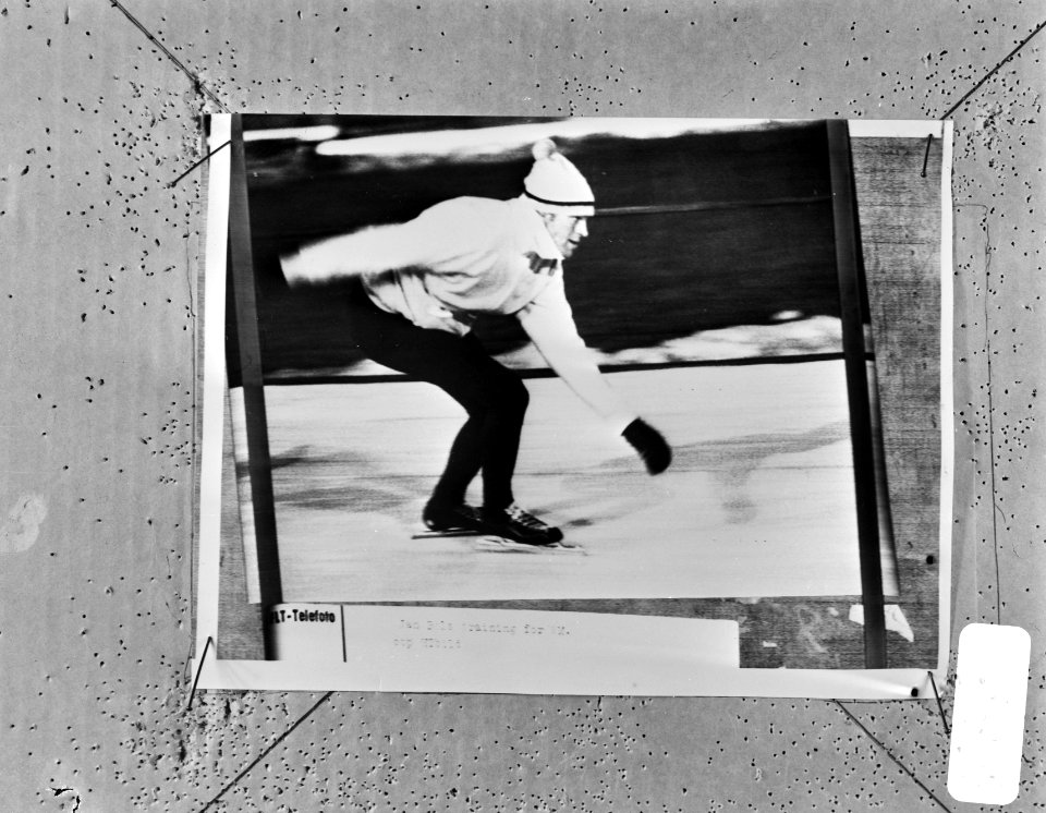 Wereldkampioenschappen schaatsen heren, Gothenburg Jan Bols in aktie, training, Bestanddeelnr 924-2651