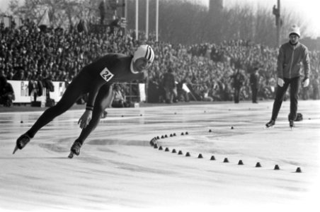 Wereldkampioenschappen schaatsen in Heerenveen no. 14 neg.=, no. 15 neg.= nr. 1, Bestanddeelnr 928-4381