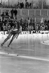 Wereldkampioenschappen schaatsen dames allround in Den Haag. Sylvia Burka (Canad, Bestanddeelnr 930-1066