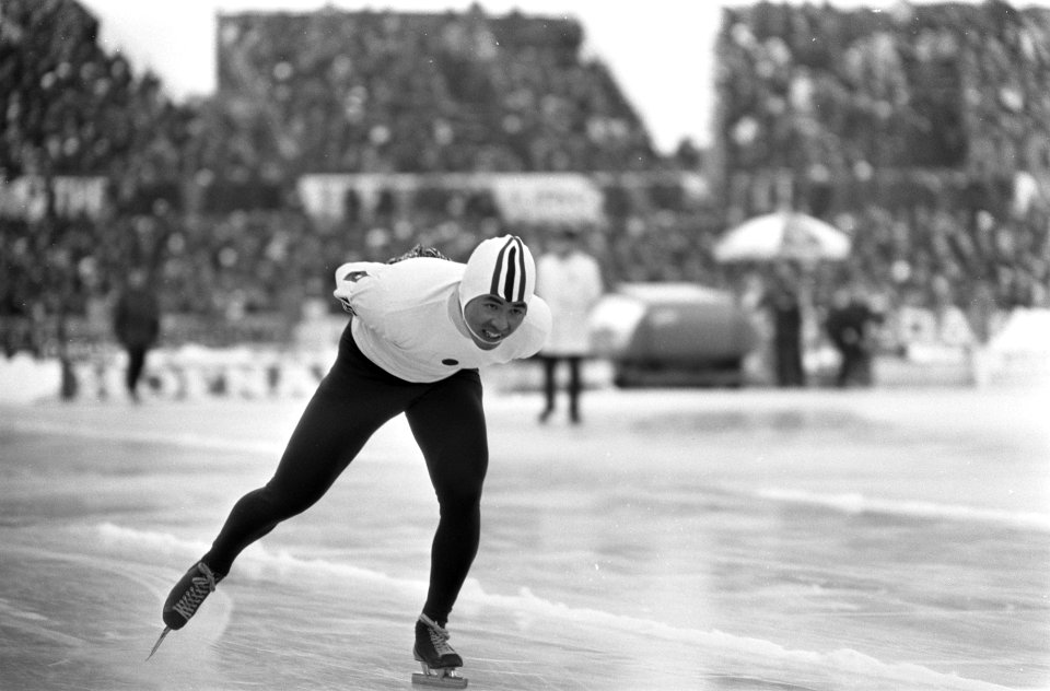 Wereldkampioenschappen schaatsen (heren) te Deventer nr. 15 Keiichi Suzuki in , Bestanddeelnr 922-1101