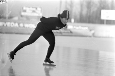 Wereldkampioenschappen schaatsen all-round voor dames te Deventer. Noord-Koreaan, Bestanddeelnr 920-0820