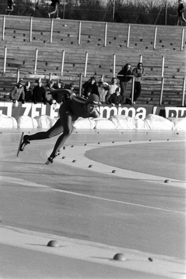 Wereldkampioenschappen schaatsen dames allround in Den Haag. Beth Heiden (Vereni, Bestanddeelnr 930-1065