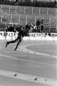 Wereldkampioenschappen schaatsen dames allround in Den Haag. Beth Heiden (Vereni, Bestanddeelnr 930-1065