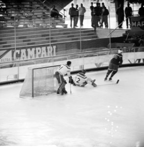 Wereldkampioenschappen ijshockey C-landen in Genève Nederland tegen Frankrijk, Bestanddeelnr 912-1826