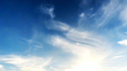 Blue sky clouds