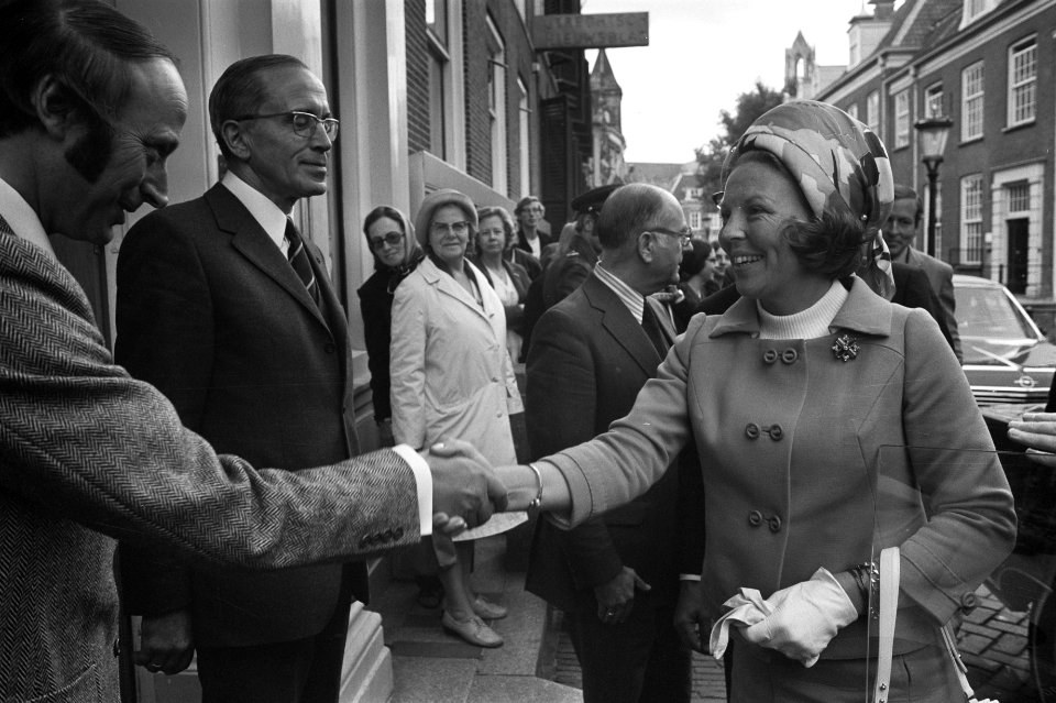 Werkbezoek prinses Beatrix en prins Claus aan provincie Utrecht, Beatrix en Clau, Bestanddeelnr 925-8294