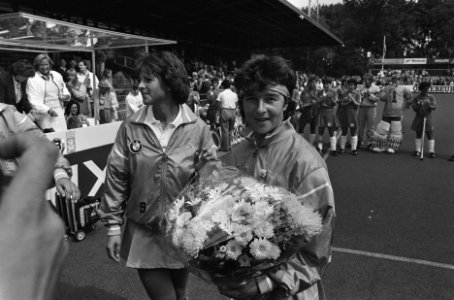 Wereldkampioenschappen hockey dames Nederland-Canada Sandra Le Poole in de blo, Bestanddeelnr 933-7321
