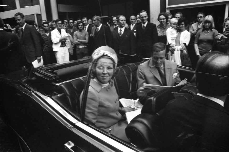 Werkbezoek prinses Beatrix en prins Claus aan provincie Utrecht, Beatrix en Clau, Bestanddeelnr 925-8291