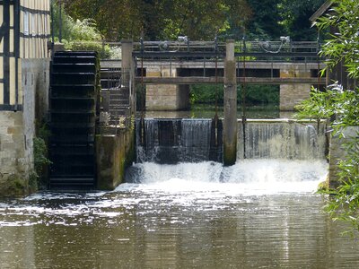 Mill wheel water power energy